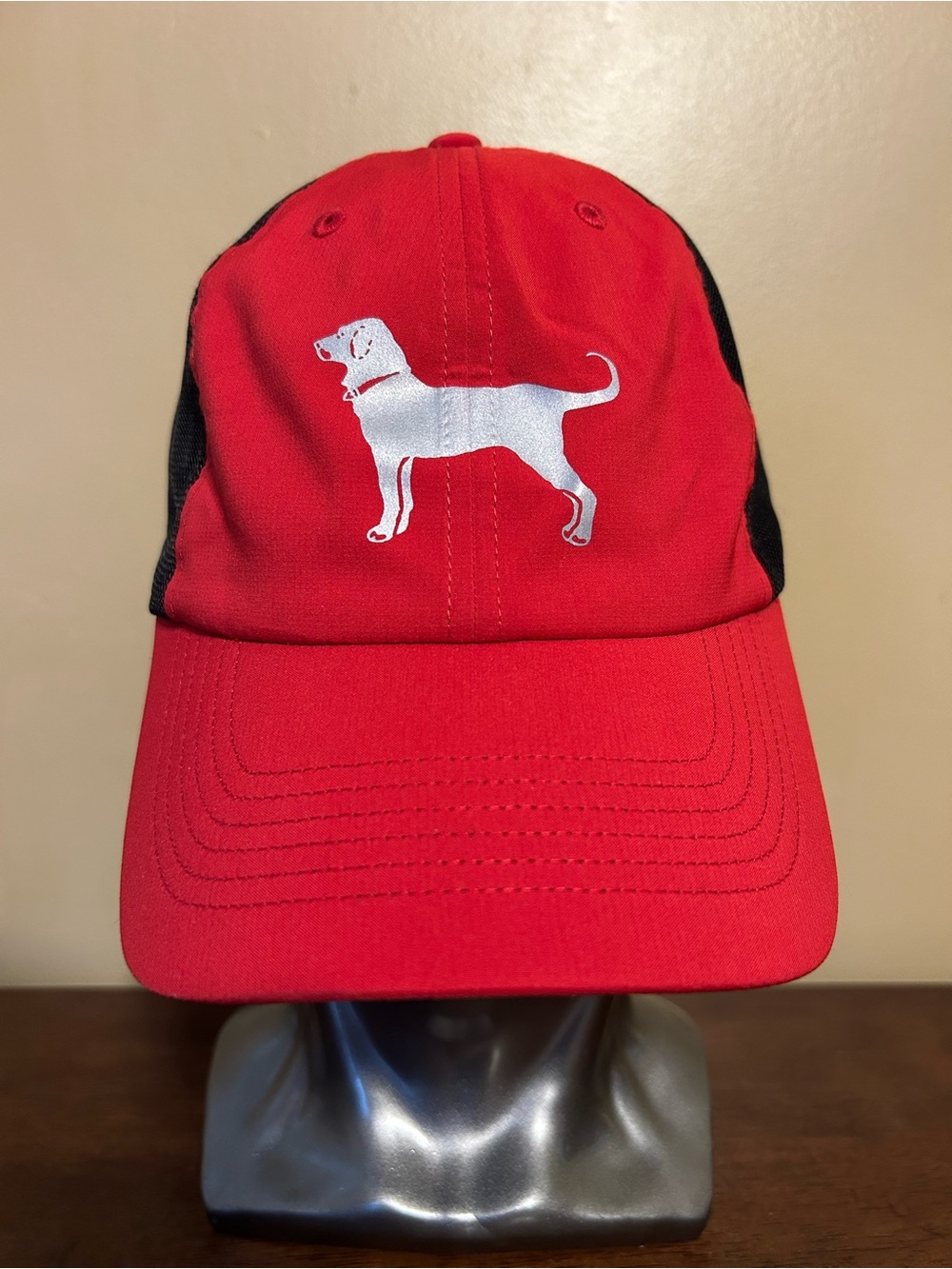 NEW The Black Dog 47 Brand Hyper Tech Cleanup Hat SAMPLE OSFM Athletic RARE Red